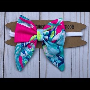 Lilly bow, Lilly headband, lobsters in love